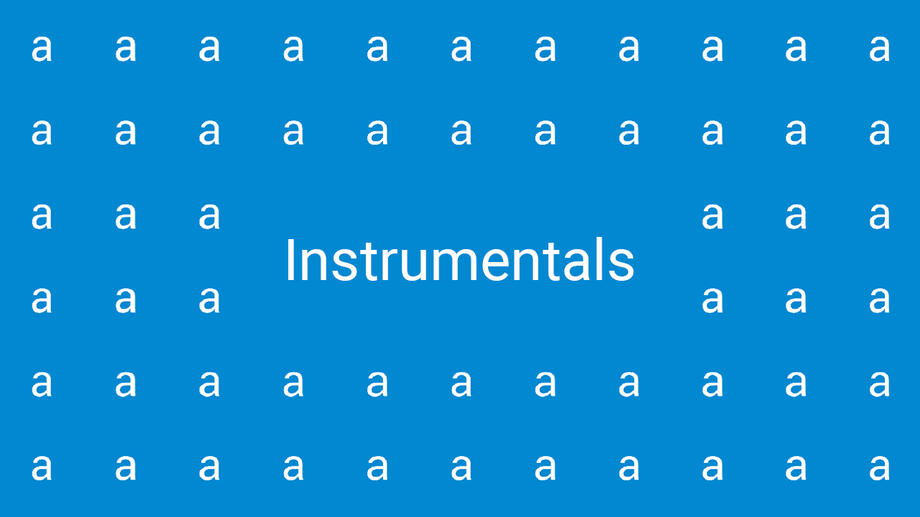 Instrumentals
